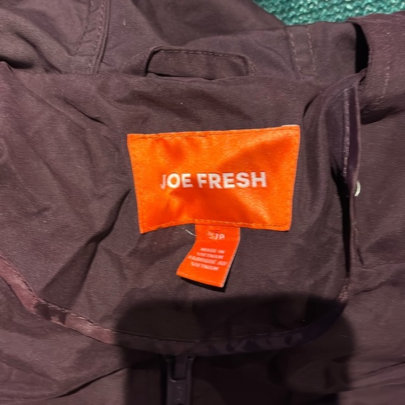 Joe fresh burgundy light jacket Sz Small - Picture 4 of 14